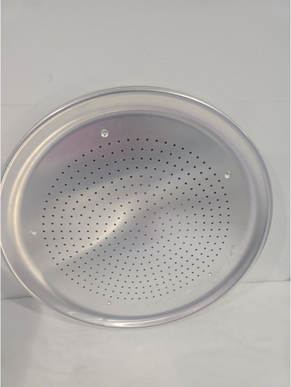 16 Inch Aluminum Pizza Pan Perforated Crisp Bottom Ideal Homemade Frozen Pizza